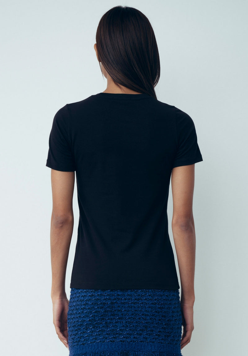 T Shirt In Bielastico Nero - Gaëlle Paris

SKU: GBDM20362-V1