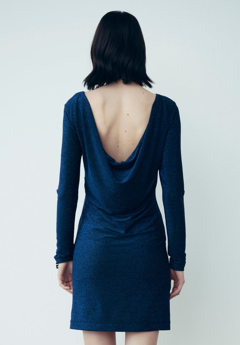 Abito Corto In Jersey Lurex Blu - Gaëlle Paris

SKU: GBDM20194-V1