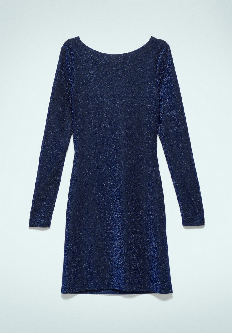 Abito Corto In Jersey Lurex Blu - Gaëlle Paris

SKU: GBDM20194-V1