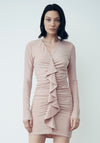 Abito Corto In Jersey Lurex Rosa Cipria - Gaëlle Paris

SKU: GBDM20192-V1