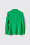 Giacca monopetto sfiancata in cady • Verde - Gaëlle Paris
