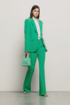 Pantalone a trombetta in cady • Verde - Gaëlle Paris