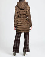 PINKO piumino parruucchiere brown