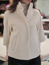 Cappotto Bianco  Panna Chiarulli