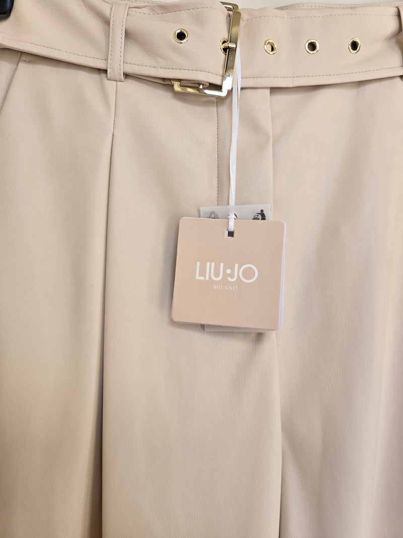 LIU.JO Pantalone bermuda spalma in simil pelle