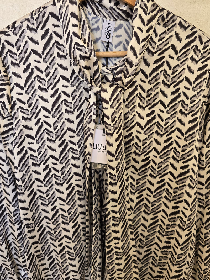 LIU JO Camicia denim foular