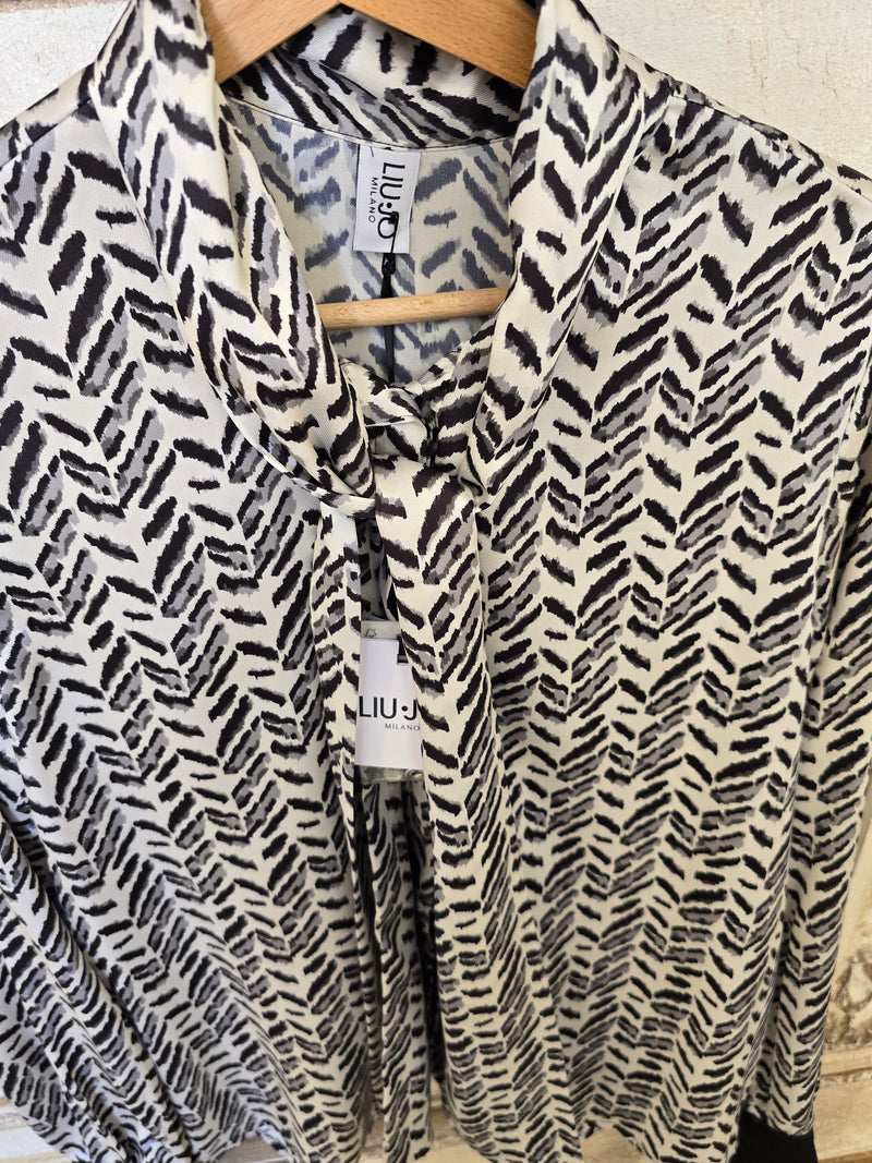 LIU JO Camicia denim foular