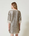 Abito corto in full paillettes