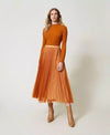 Gonna lunga in tulle plissé