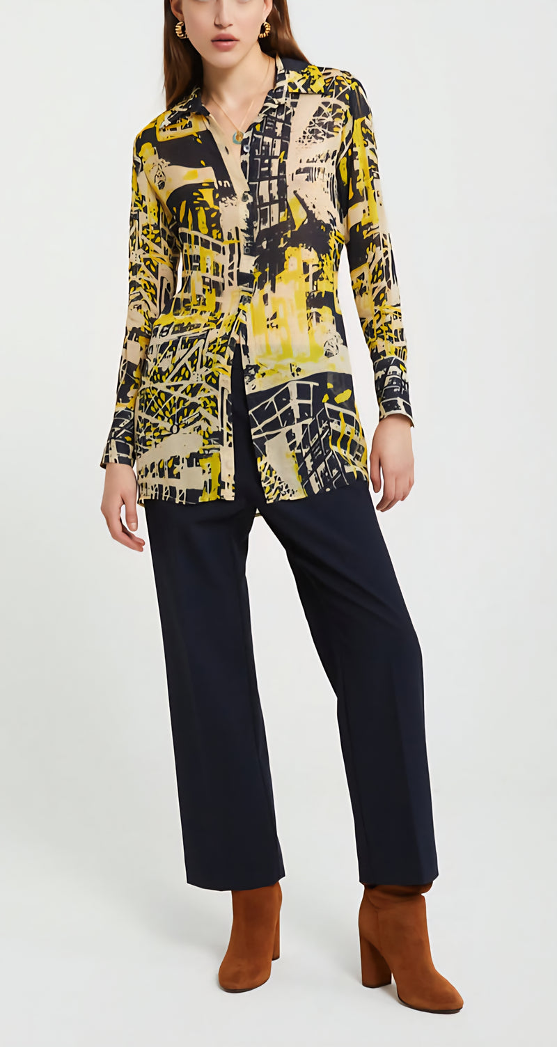 OTTOD'AME camicie e blusa a fantasia