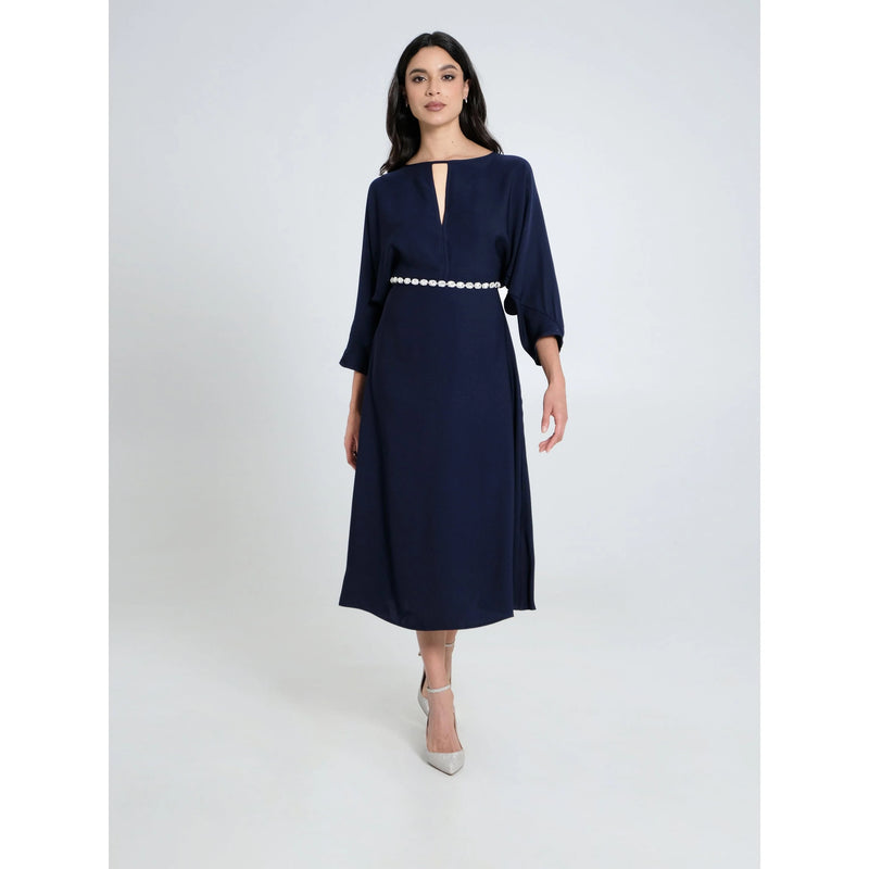 Rinascimento Midi Dress Blu