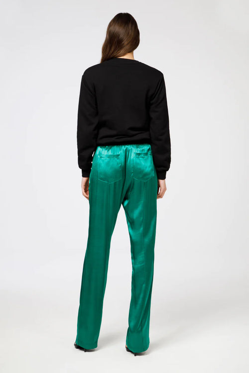 Pantalone raso - verde -