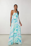 Abito lungo in chiffon Azzurro Patrizia Pepe