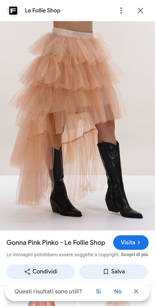 Gonna in tulle pinko