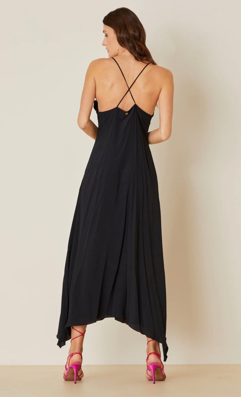 Manila Grace
CON PUNTE IN MISTO - Vestito lungo - nero