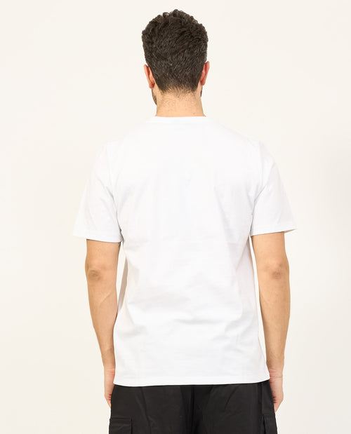 T-shirt bianca logo