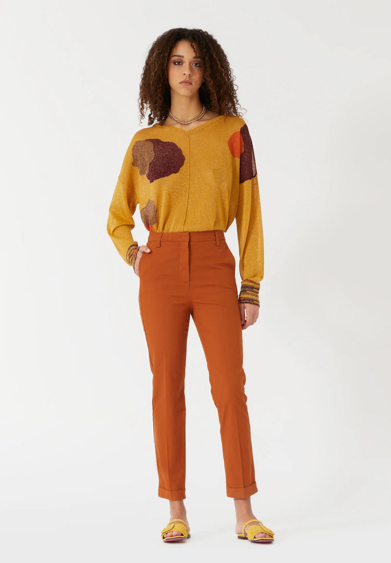 Manila Grace Pantalone Chino in cotone