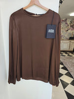 ALPHA STUDIO blusa girocollo