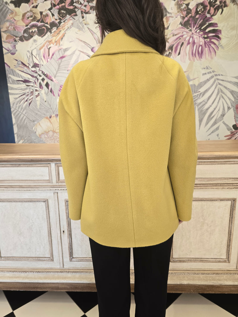 Cappotto Chiarulli Verde lime Model Coco