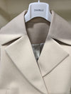 CHIARULLI Cappotto Iris Barolo in lana beige
