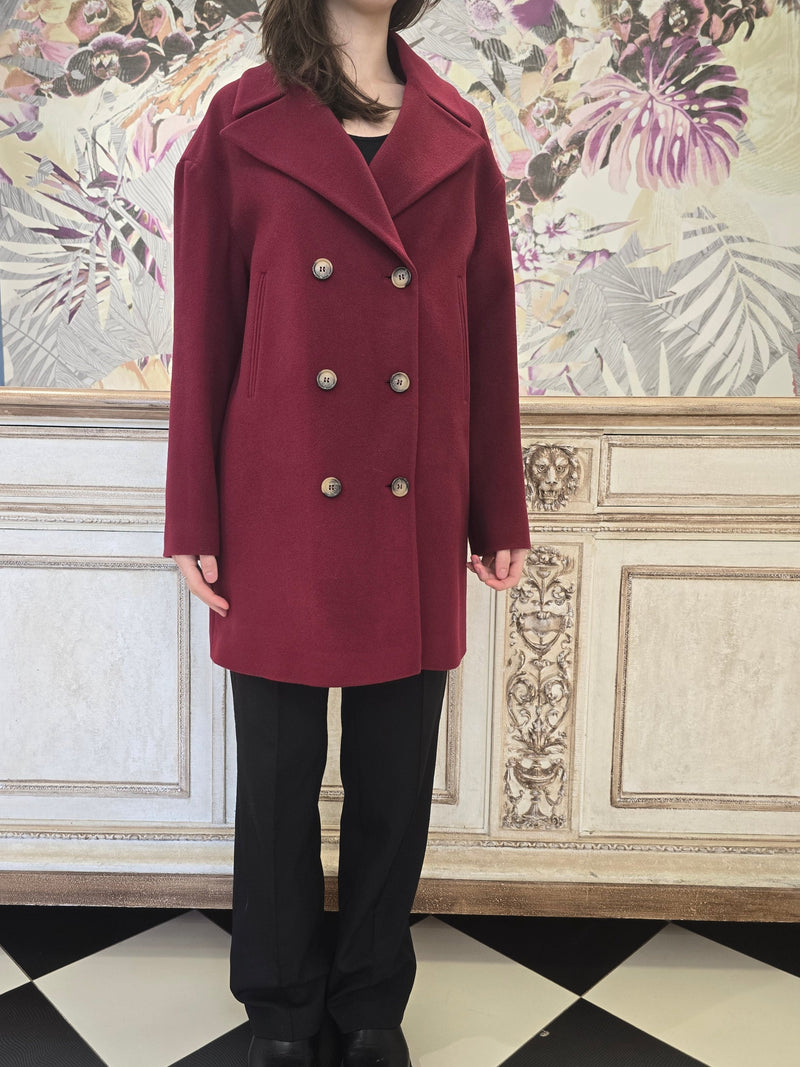 Cappotto Chiaruli Bordeaux Model Madlene