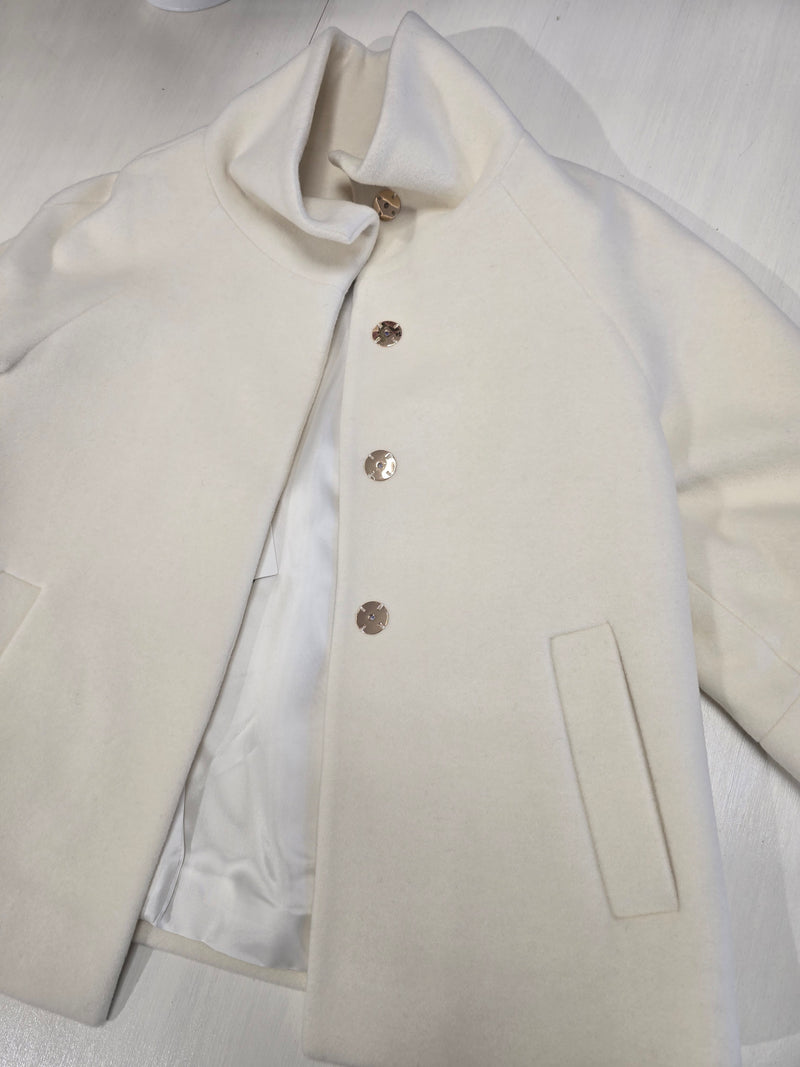 Cappotto Bianco  Panna Chiarulli