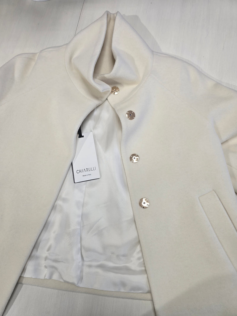 Cappotto Bianco  Panna Chiarulli