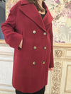 Cappotto Chiaruli Bordeaux Model Madlene