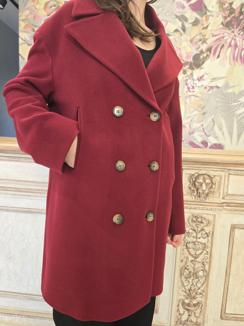 Cappotto Chiaruli Bordeaux Model Madlene