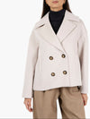 CHIARULLI Cappotto Iris Barolo in lana beige
