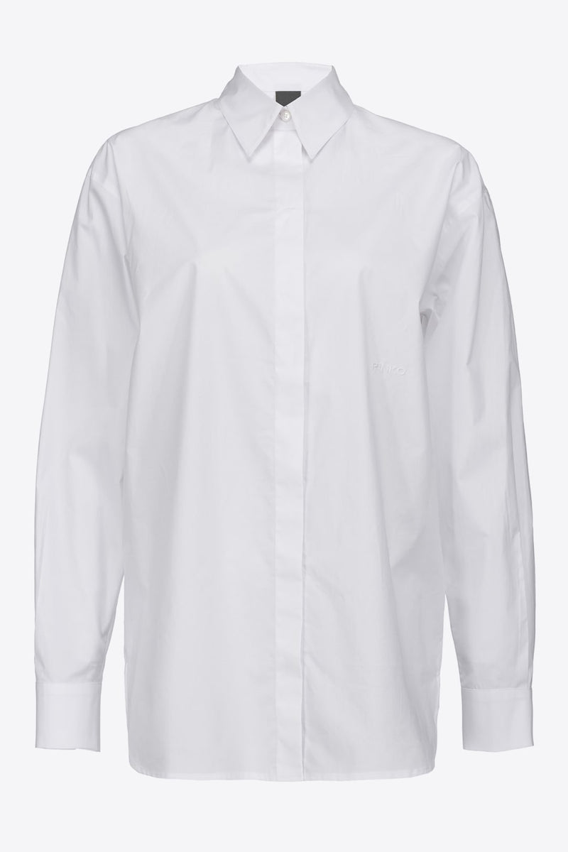 CAMICIA IN POPELINE DI COTONE
