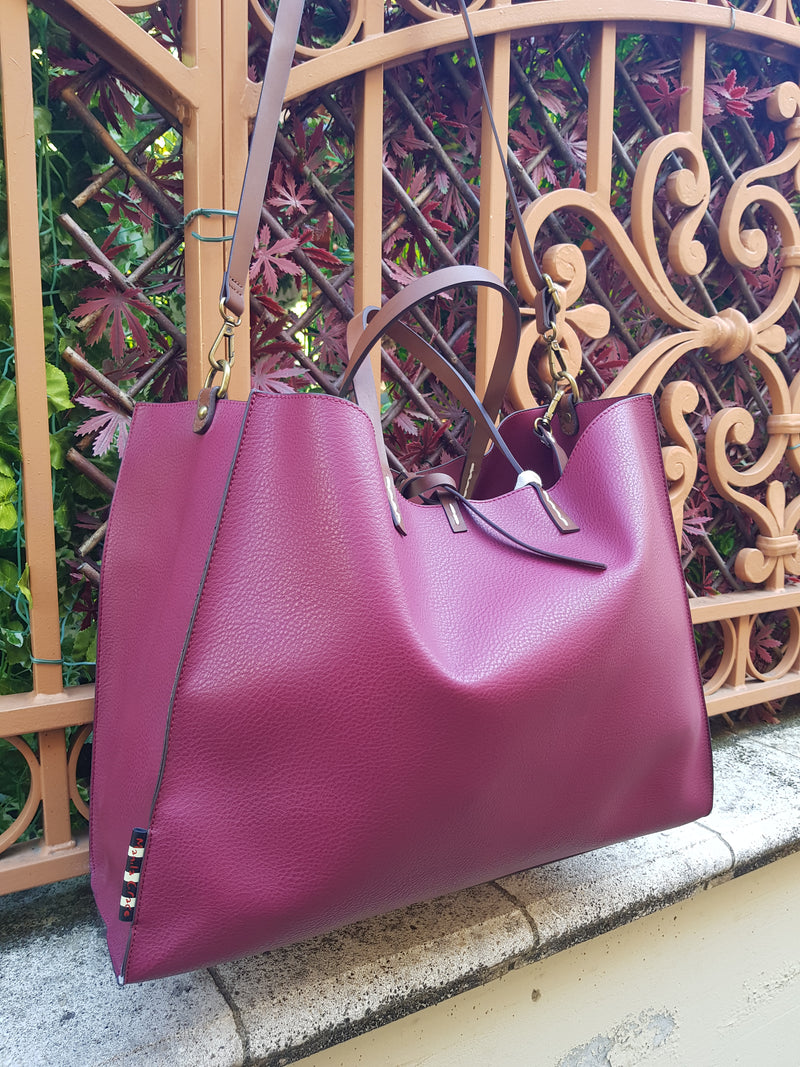 Maxi bag con doppio manico