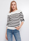 Maglia a righe con lettering
