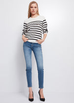 Maglia a righe con lettering
