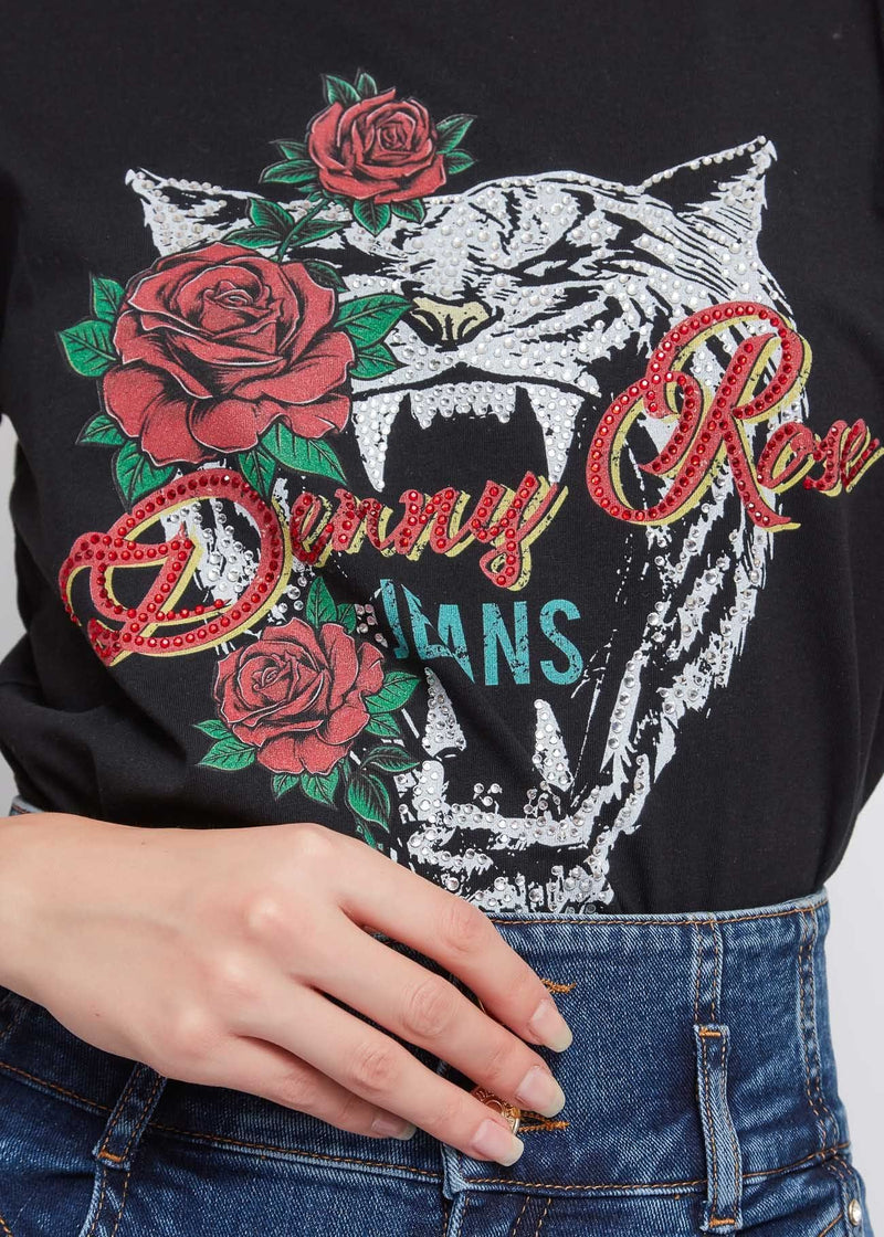 T-shirt in jersey con stampa

Denny Rose