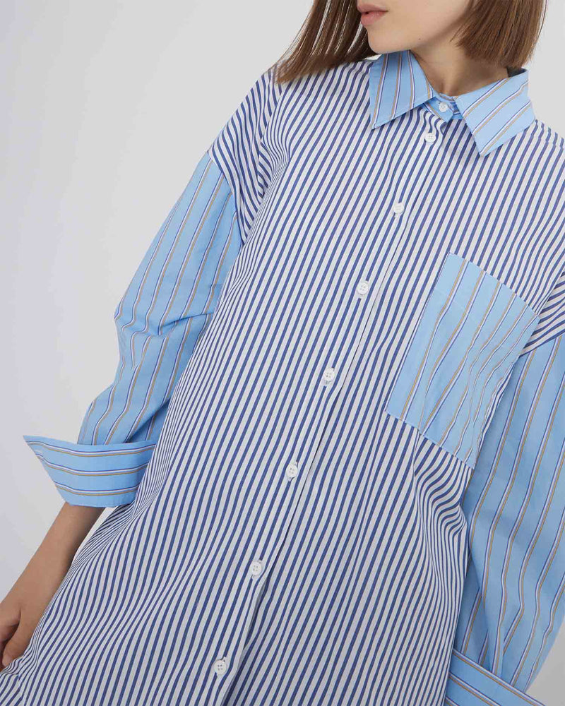 CAMICIA A FANTASIA CON TASCHINO
