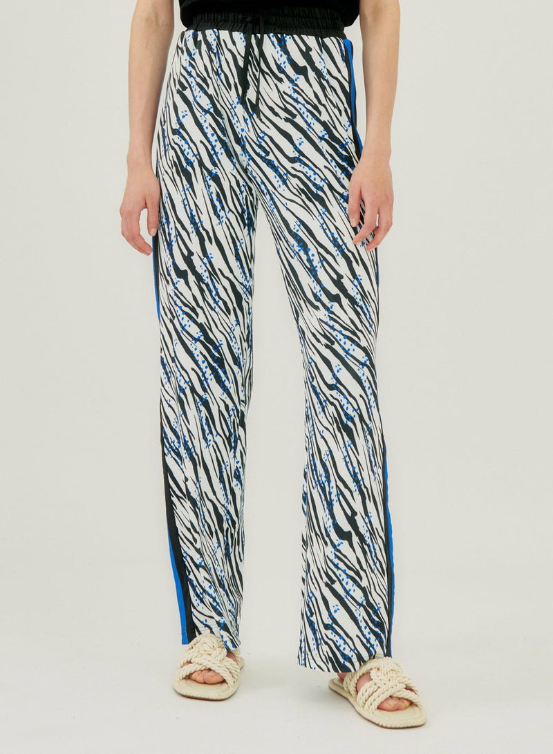 Silvian Heach - Joggers con stampa zebra e coulisse