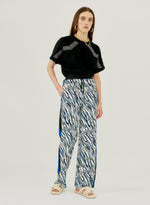 Silvian Heach - Joggers con stampa zebra e coulisse