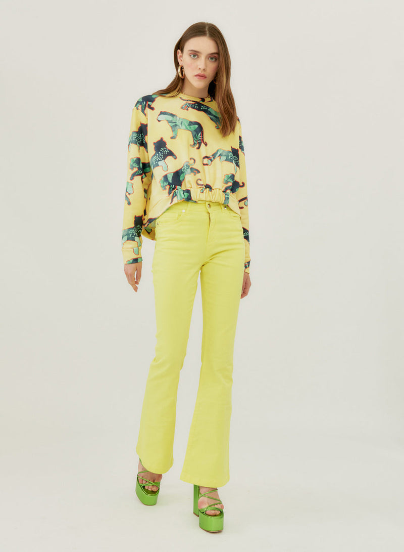 PANTALONI IN DENIM FLARE