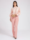 Camicia in chiffon increspato